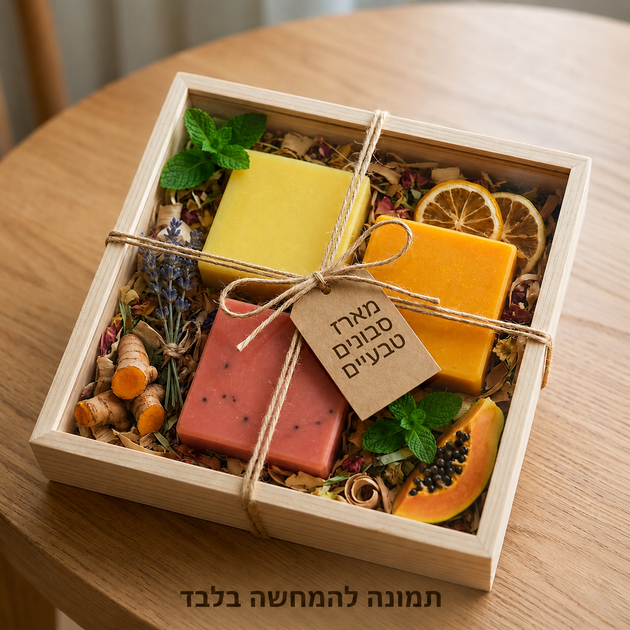 מארז הטיפוח הזוהר – פפאיה | כורכום | לימון