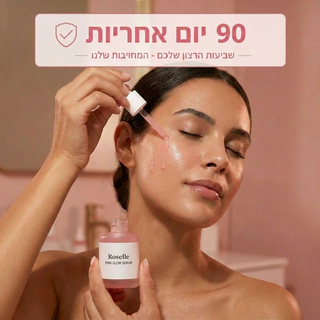 העור כבר לא נראה כמו פעם? הכירי את ™Roselle